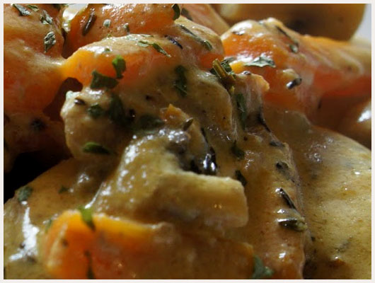 Sauté de Veau aux Carottes et Champignons