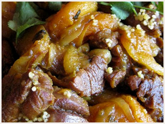 Tajine d'Agneau aux Abricots