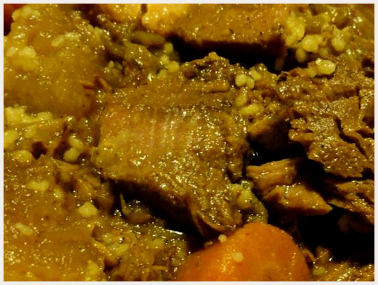 Tajine d'Agneau aux Coings
