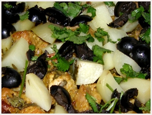 Tajine d'Agneau aux Olives