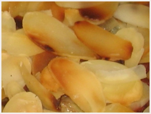 Tarte à la banane et aux amandes