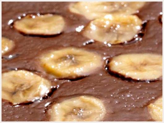 Tarte au chocolat banane