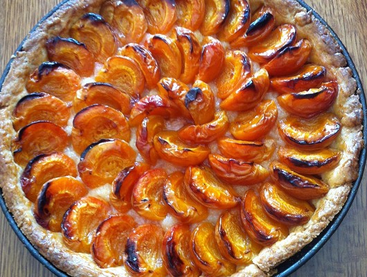 Tarte aux abricots frais