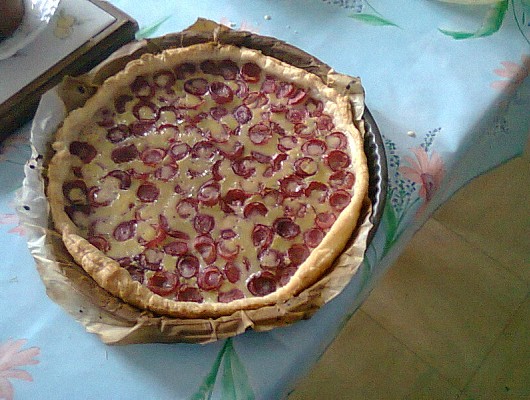 Tarte aux cerises facile