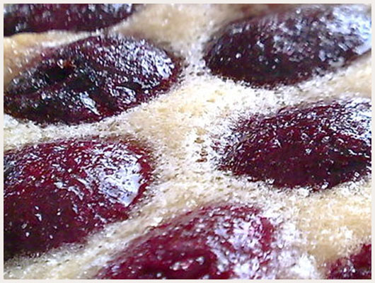 Tarte aux cerises noires