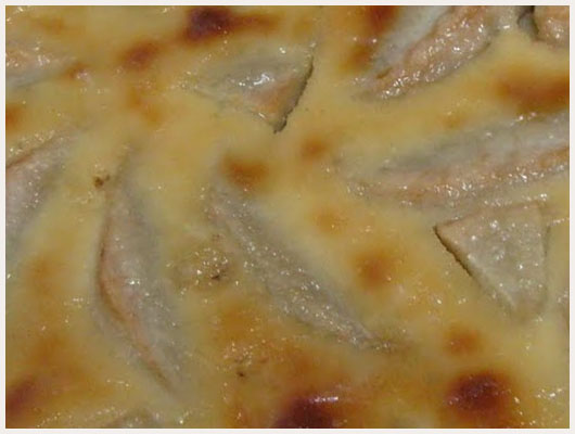 Tarte aux poires fraiches