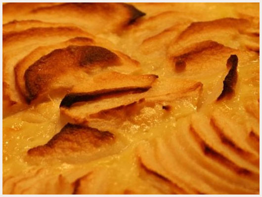 Tarte aux pommes sans pate