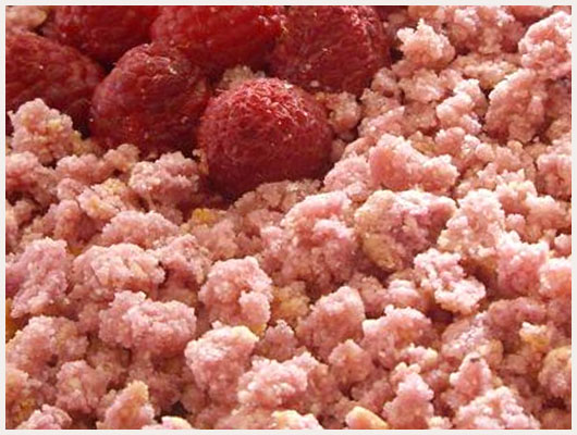 Tarte framboise rhubarbe