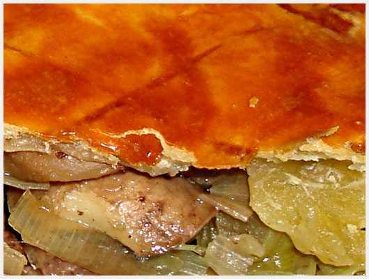 Tourte au Boeuf Champignons