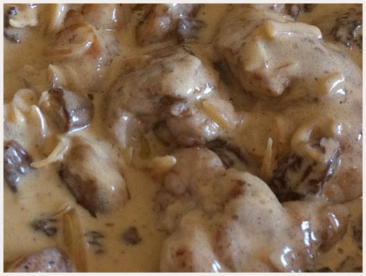 Veau aux Morilles