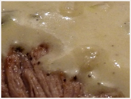 Veau Sauce Roquefort