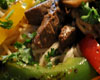 Boeuf au Gingembre et Poivron Jaune