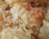 Crumble aux pommes banane