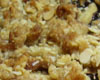 Crumble poire chocolat
