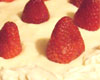 Gateau aux Fraises et  la Crme