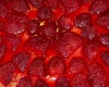 Tarte aux fraises cuites